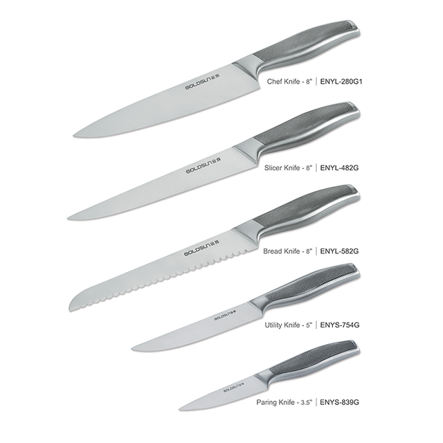 Halkfri ergonomisk knivsats