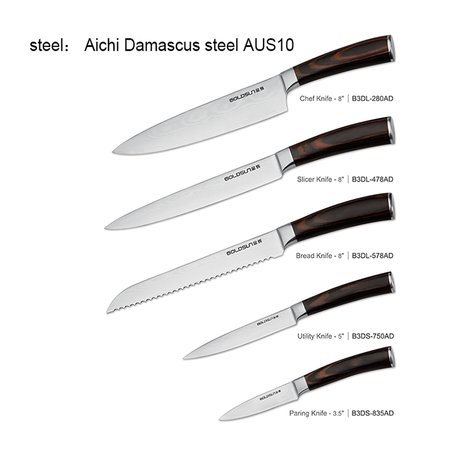 Juego de cuchillos magn&eacute;ticos