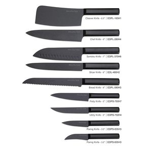 High Carbon Black Kitchen Knife Set