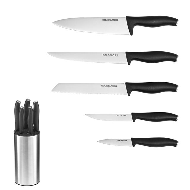 K&ouml;ksknivset i 6 delar i rostfritt st&aring;l